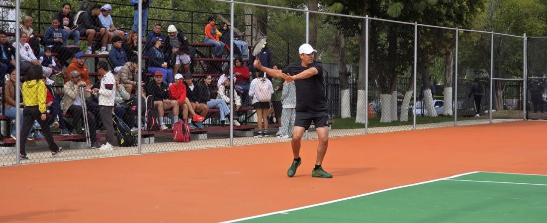 Inaugura Cristhian Martínez nuevas canchas de tenis con inversión superior a los 3.8 millones de pesos