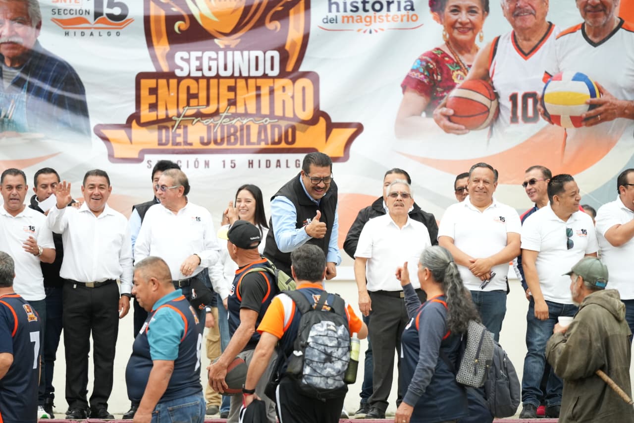 Molango es sede del Segundo Encuentro Fraterno del Jubilado en la disciplina de básquetbol